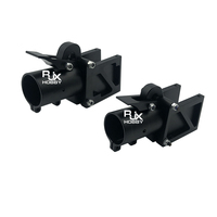 RJX Charnière d'articulation pliable en alliage d'aluminium à 6 degrés pour bras de drone multirotor, connecteur de tube 25mm 30mm