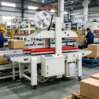 Machine à sceller les cartons Poshysmart pour entrepôt e-commerce, avec ruban adhésif activé par l'eau