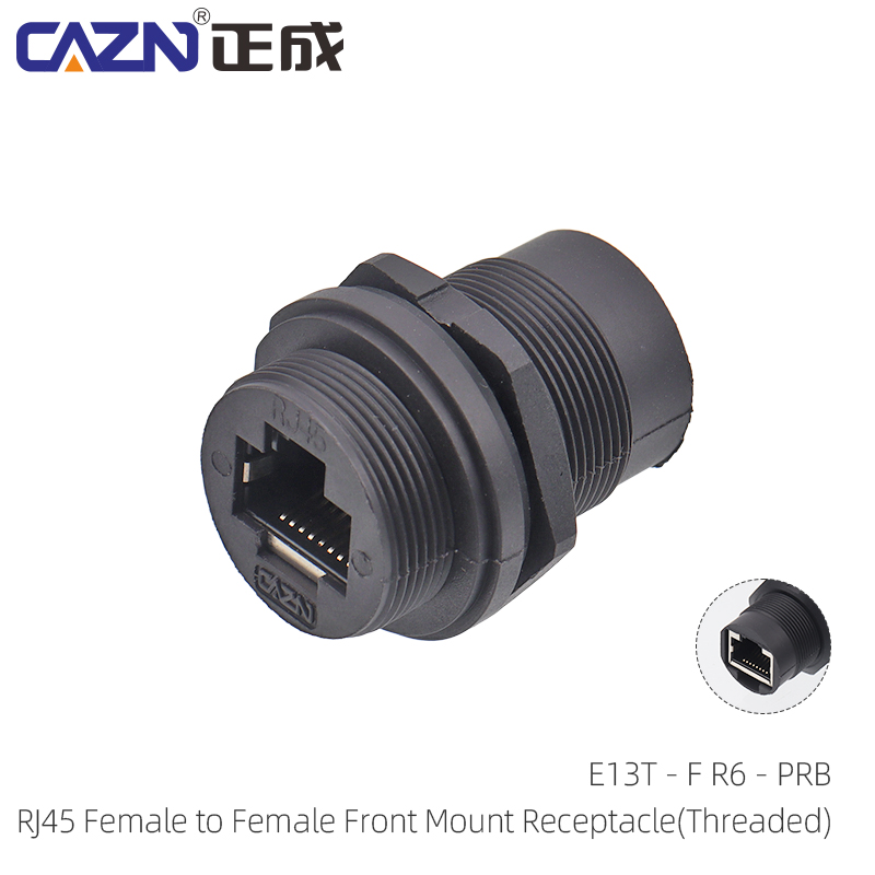 Prise RJ45 femelle à femelle à montage frontal