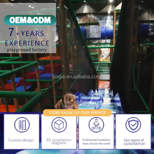 Parque Infantil Interior con Piscina de Pelotas, Tobogán y Estructura de Escalada para Niños, Uso Comercial - Product Image 3