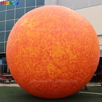 Publicité Lumineux Gonflable Mars Planètes Ballons Grande Boule De Lune Gonflable Géant Lune Gonflable avec Led