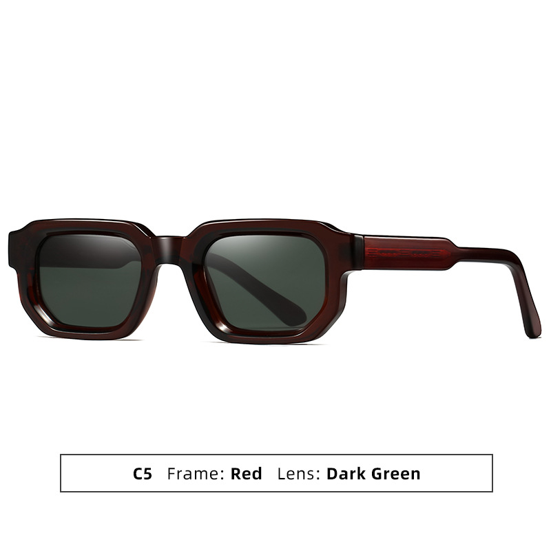 Red/Dark Green