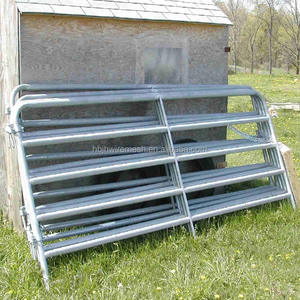 Hoge Kwaliteit Duurzame Gegalvaniseerde Metalen Vee Pen Panelen Moderne Draagbare Vee En Schapen Hek Poorten Met Koolstofstaal Frame - Product Image 1