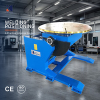 Table de soudage rotative de 300 kg facile à utiliser, positionneur de soudage rotatif compact pour soudage de joint circulaire