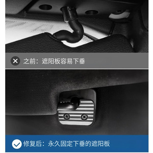 Kit de Reparación de Visera Solar para Camioneta Ram, Tornillos de Aleación de Aluminio, Accesorio de Fijación para Ventana de Auto Z0113 - Product Image 5