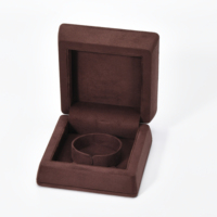 Coffret à bijoux en velours de luxe, emballage personnalisé pour bijoux, boîte de présentation pour bague, collier, bracelet, marques de bijoux haut de gamme
