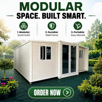 Maison modulaire transportable de 30 pieds, espace de vie préfabriqué pour villa personnalisée, dortoir, unité de camping temporaire en arrière-cour