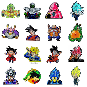 Pin Esmaltado de <span class=keywords><strong>Dragon</strong></span> <span class=keywords><strong>Ball</strong></span> <span class=keywords><strong>Z</strong></span>, Broche de Personajes de Anime, Goku, <span class=keywords><strong>Vegeta</strong></span>, <span class=keywords><strong>Majin</strong></span> Buu, Pin para Solapa, Decoración para Mochilas y Ropa - Product Image 1