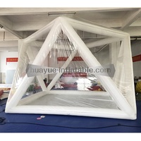 Tente gonflable de camping en plein air personnalisée Tente à bulles gonflable en forme de diamant pour fête mariage Jeu d'eau gonflable personnalisé