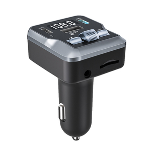 C66 Xe MP3 Máy Nghe Nhạc Với Tai Nghe Cuộc Gọi Bt 5.3 USB Loại C Bộ Chuyển Đổi Không Dây FM <span class=keywords><strong>Transmitter</strong></span> <span class=keywords><strong>Stereo</strong></span> FM Đài Phát Thanh Máy Phát Cho Xe Ô Tô - Product Image 1