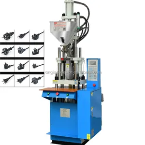 Power cable plug Vertical injection molding machine and injection mold