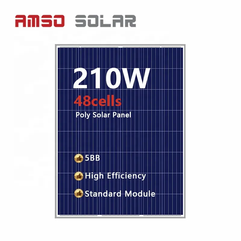 Panel Solar de silicio policristalino de alta eficiencia, 48 células, 210 W, 210 vatios, para casa