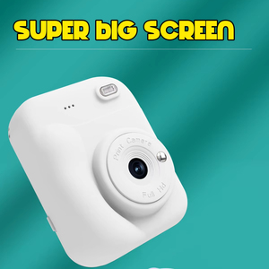 미니 키즈 즉석 인화 카메라 2.4인치 IPS 화면 1200mAh 배터리 타입-C 게임 비디오 및 사진 촬영 가능한 귀여운 어린이 장난감 미니 카메라 - Product Image 1