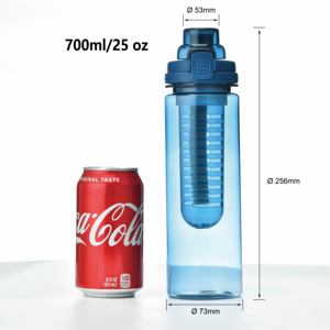 Fruit Infusion <b>Water</b> <b>Bottle</b> 800ml Plastic Eco-friendly Sports <b>Bottle</b> - Product Image 2