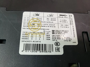 3RV20314UA10 3RV2031-4UA10 มอเตอร์เซอร์กิตเบรกเกอร์ 32-40A 3 โพล แบบแมนนวล อะไหล่ - Product Image 5