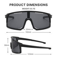Lunettes de soleil de cyclisme personnalisables pour femmes et hommes UV400 PC Lens Mirror Optical Shades for Riding Camping Logo Customizable