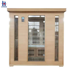 Riscaldatore a infrarossi 2 persona camera stufa moderno Computer pannello di controllo legno tipo cicuta carbonio Sauna con 2025 solido vendita calda casa - Product Image 4