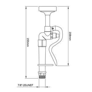 Kit de reparación de válvula de pulverización de preenjuague para la mayoría de los rociadores de platos de grifo de <span class=keywords><strong>fregadero</strong></span> comercial 1,24 GPM, parachoques frontal de pulverización y pieza de reparación de <span class=keywords><strong>tornillo</strong></span> - Product Image 6