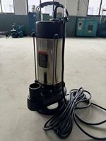 Pompe à eau submersible électrique monophasée pour eaux usées, 2 pouces, 2 CV, hauteur de refoulement 8 mètres, portable