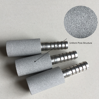Diffuseur d'air cylindrique en acier inoxydable personnalisable, efficacité microbulleuse de 20 à 200 microns