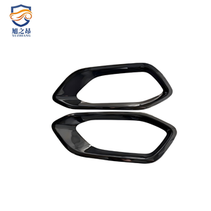 Paire de garnitures de phares antibrouillard noir brillant OE 98370493XY, cadre de phare antibrouillard pour pare-chocs avant Citroën C4X E-C4X, pièces de rechange OEM - Product Image 1