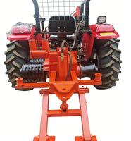 Treuil à câble pour tracteur de 8 tonnes, treuil à câble robuste pour le tirage de lignes électriques, capacité de traction de 8000 kg, tire-câble mécanique