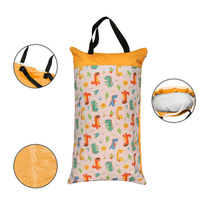 Mode sac étanche lavable réutilisable plage <span class=keywords><strong>piscine</strong></span> poussette <span class=keywords><strong>couches</strong></span> sale vêtements de sport maillots de bain humides grand sac humide sec - Product Image 2