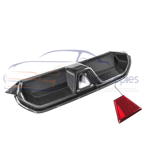 CS Style carbone sec pare-chocs arrière lèvre ailerons becquet Winglet séparateur diffuseur pour <span class=keywords><strong>F90</strong></span> <span class=keywords><strong>M5</strong></span> compétition 2020 + - Product Image 3