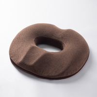 Coussin de siège lombaire portable en mousse à mémoire de forme souple et personnalisable Coussinets correcteurs ergonomiques pour chaise de bureau Conception creuse pour fesses