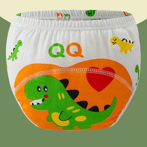 Celana Latihan Toilet Bayi dari Katun Muslin yang Lucu, Menyerap, Bernapas, Dapat Digunakan Kembali, dan Dapat Dicuci untuk Balita Belajar Menggunakan Toilet - Product Image 1