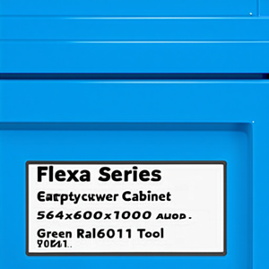 Fami Flexa Series Empty <b>Drawer</b> Cabinet 564x600x1000 Mm Green Ral6011 <b>Tool</b> Storage - Product Image 3