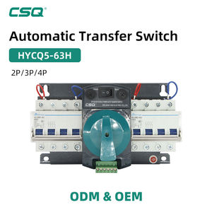 220V 380V 63A ATS pour usage domestique 3p 4p monophasé triphasé 63amp commutateur automatique commutateur 32a commutateurs de transfert automatique - Product Image 3