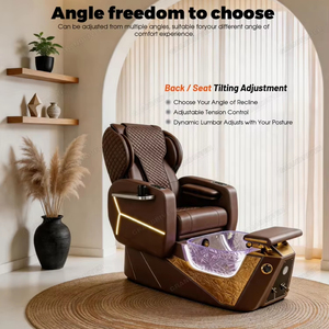 Silla de Pedicura Personalizada al por Mayor <span class=keywords><strong>con</strong></span> <span class=keywords><strong>Masaje</strong></span>, Silla de Pedicura de Lujo para Salón de Belleza, Silla de Manicura y Pedicura <span class=keywords><strong>con</strong></span> Luces - Product Image 4