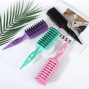 Cepillo para Cabello Rizado de la <span class=keywords><strong>Mejor</strong></span> Calidad con Logotipo Personalizado, Cepillo Ecológico para Definir Rizos, Peine para Cabello Rizado y Cepillo para Masaje Capilar - Product Image 3