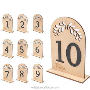 Numeri da Tavolo in Legno per Matrimoni, Anniversari ed Eventi, Numeri da Tavolo Rustici 1-15 1-20 - Product Image 4