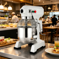 Petit batteur à pâte B10 B15 - 10-15L, 0,37-0,55kW, 220V, 3 vitesses, usage léger pour la maison/les pizzerias