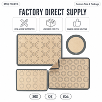 Style personnalisé de haute qualité Offre Spéciale tapis de pâtisserie en silicone de cuisine antiadhésif réutilisable tapis de pétrissage tapis de cuisson en silicone