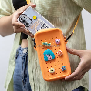 À la mode Bonbons Motif Silicone <span class=keywords><strong>Smartphone</strong></span> Pochettes Femmes Sacs À Bandoulière Fermeture Éclair Anti-Vol Caractéristique Portable Téléphone Portable - Product Image 4