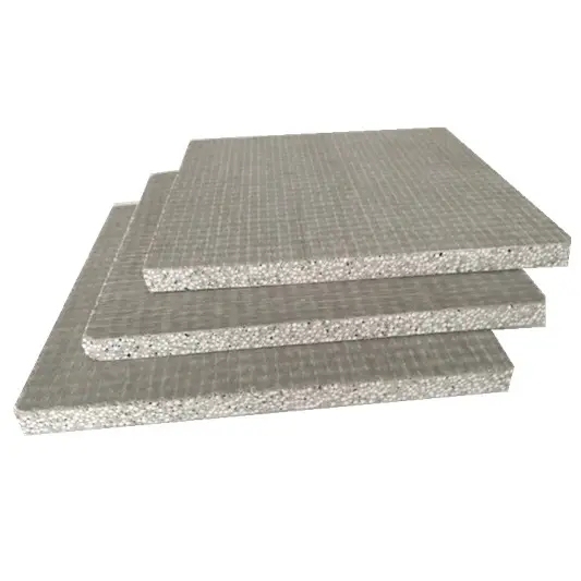 Lightweight Composite Partition Wall Fireproof Interior and Exterior Insulation Fireproof Waterproof Eps Foamed Cement Board
