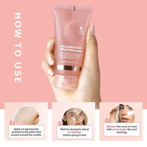 Gel de Collagène Respirant Hydratant Apaisant Anti-Âge et Raffermissant pour Tous Types de Peau - Product Image 2