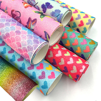 Échantillon Gratuit : Feuilles de Similicuir PU Scintillant Brillant, Imperméables et Résistantes à l'Abrasion pour Canapés, Sacs Cosmétiques et Garnitures de Vêtements