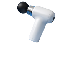 Pistolet à fascia musculaire des tissus profonds Outil de massage portable électrique portable pour l'utilisation du corps Port C chargeant 6 vitesses avec 4 têtes de massage