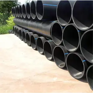 Factory Supply HDPE Drainage Pipe 710mm HDPE Black Plastic Water Pipe HDPE Pipe