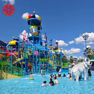 Équipement de jeux aquatiques pour enfants, équipement de <span class=keywords><strong>parc</strong></span> d'attractions commercial pour enfants, toboggan, aire de jeux aquatique - Product Image 4