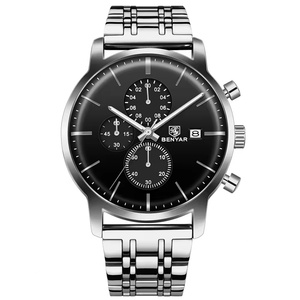 Relojes BENYAR 5146 para hombre, clásicos, a la moda, resistentes al agua, de cuarzo, de diseño. - Product Image 6