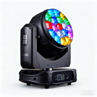UNOXINE 19*40W RGBW Bee Eye LED Zoom Wash Moving Head Light pour spectacles de scène, bars DJ et éclairage d'événements
