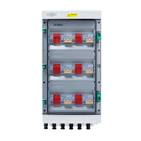 Boîtier de Combinaison Photovoltaïque TOMZN 36 Voies 6 Entrées 6 Sorties 600V 16-63A IP65 6 Chaînes HA avec Fusible MCB SPD pour Panneau Solaire