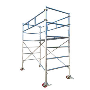Plataforma de Trabajo Móvil Moderna de Acero Portátil Xinlongyi, Torre de Andamio, Escalera de Alta Resistencia, Capacidad de Carga de 500 kg, Altura de 6 pies - Product Image 6