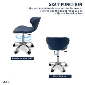 New Arrival Của Màu Sắc Hiện Đại Da Vòng Dưới Salon Đồ Nội Thất Ngồi Có Thể Ngả Ghế Lớn Thủy Lực Bơm Cắt Tóc Ghế - Product Image 4