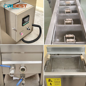 Friggitrice Industriale Elettrica al Miglior Prezzo / Macchina per Friggere Patatine e Chips di Banana - Product Image 5